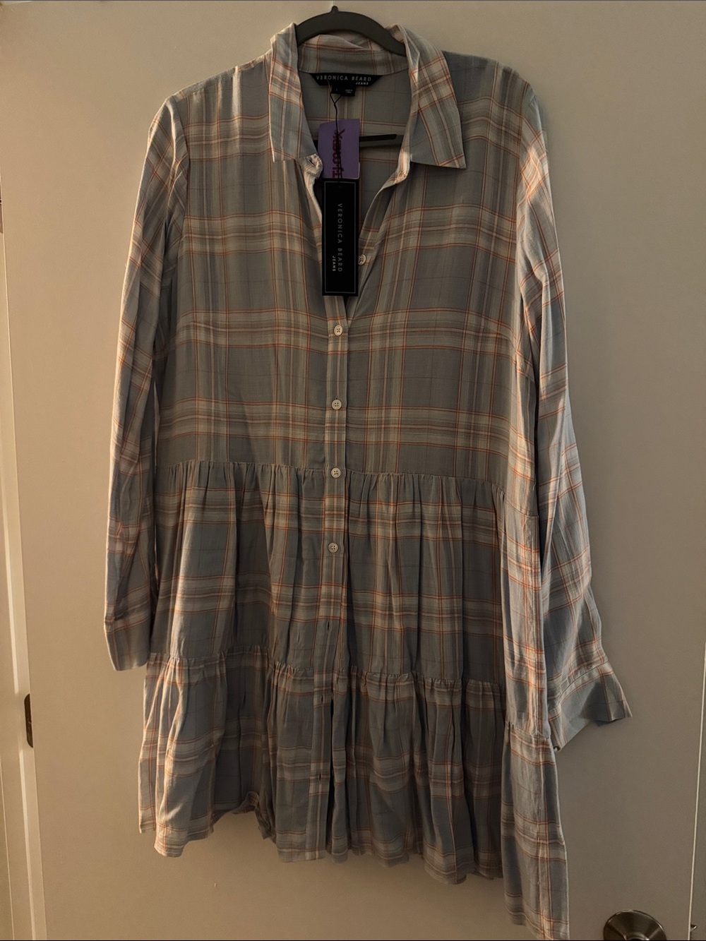 Veronica Beard Jeans Plaid Dress